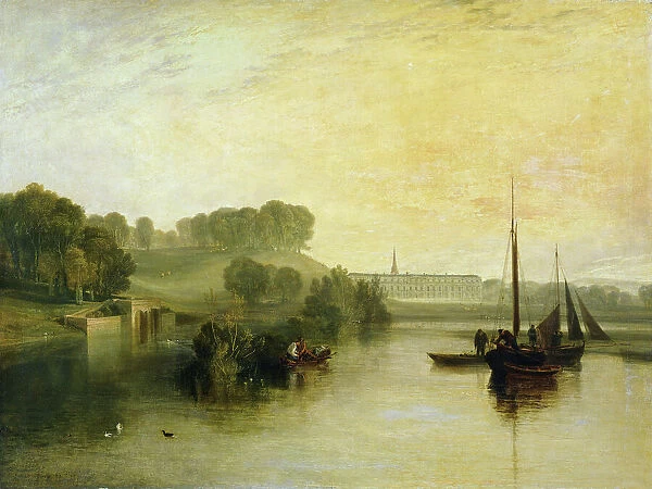 Petworth, Sussex, the Seat of the Earl of Egremont: Dewy Morning, 1810 (oil on canvas)