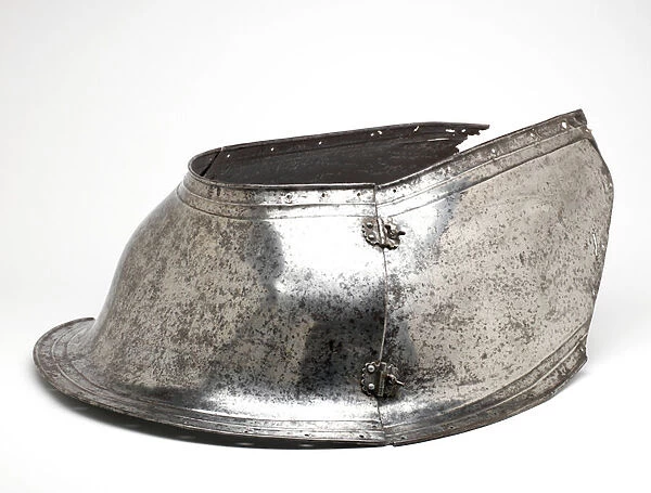 Peytral, for heavy cavalry use, 1510-20 (steel, hammered, shaped, riveted)