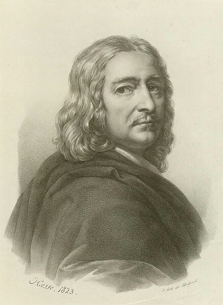 Philippe de Champaigne, Flemish artist (engraving)