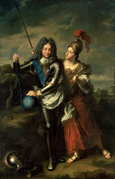 Philippe II d Orleans (1674-1723) the Regent of France and Madame de Parabere as Minerva, c