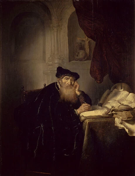 A Philosopher, 1635 (oil on panel)