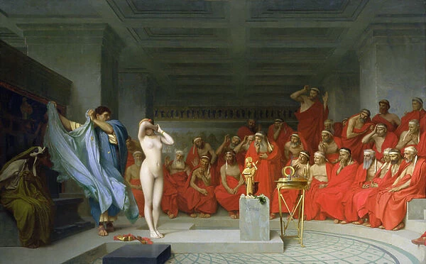 Phryne in front the Areopage, 1861 (oil on canvas)