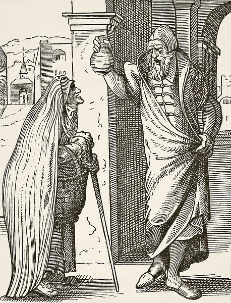 A physician in the 16th century, from Science and Literature in the Middle Ages