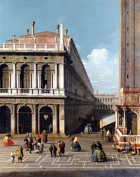 Piazza San Marco - Canaletto (1697-1768). Oil on canvas, 1753