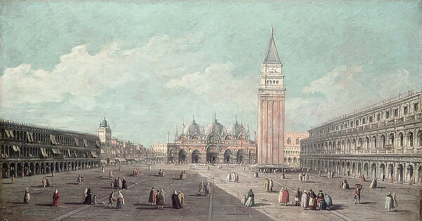 Piazza San Marco (oil on canvas)