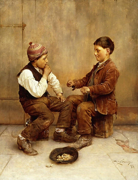 Pick a Hand, 1889 (oil on canvas)