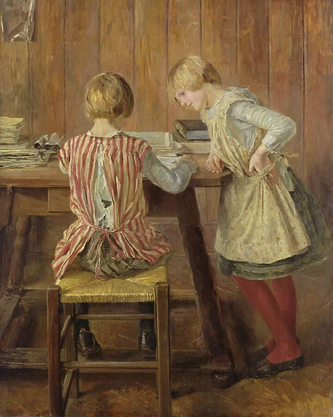 The Picture-Book, 1889 (oil on canvas)