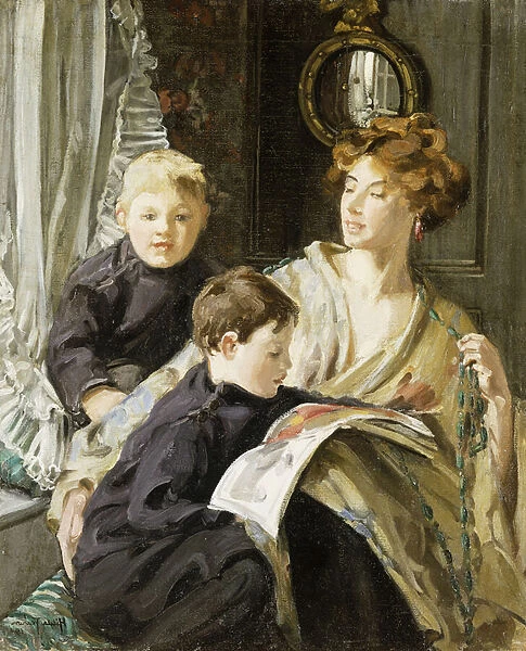The Picture Book, 1911 (oil on canvas)