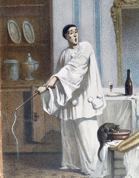 Pierrot whips a cat - n. d. late 19th century