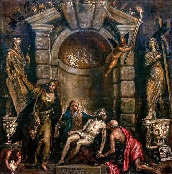 Pieta, 1575-76 (oil on canvas)