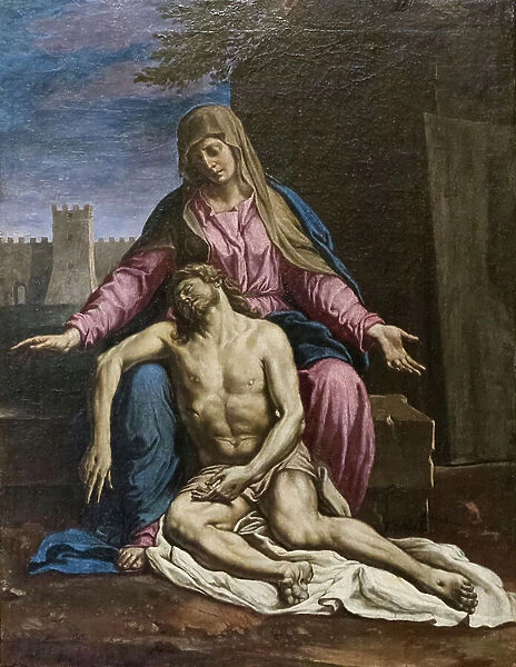 Pieta, 16th century (oil on canvas)