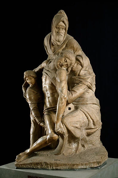 Pieta Bandini. Marble sculpture, 1553