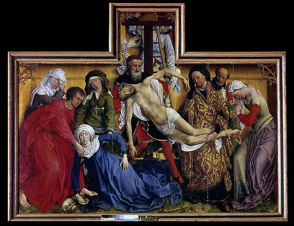 Pieta. The Deposition or Descent from the Cross, 1435 (oil on panel)