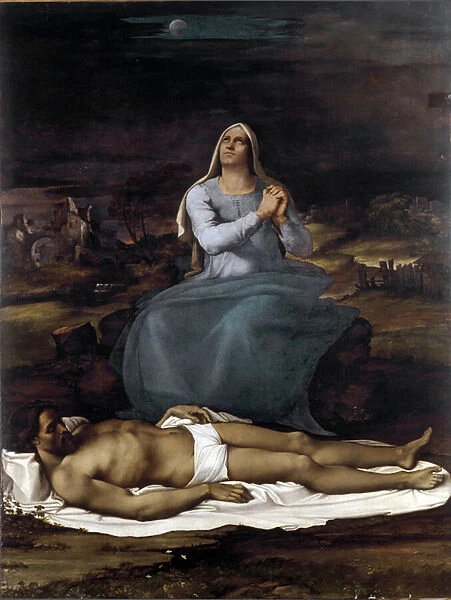 Pieta. (Painting, c. 1515)