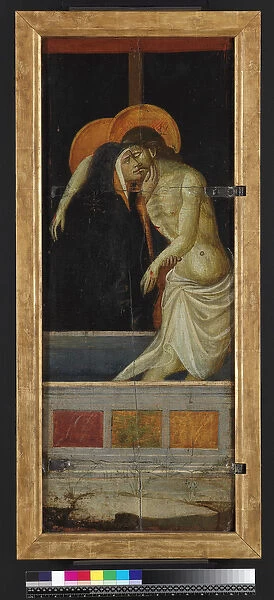 Pieta, reverse (tempera & gold on panel)