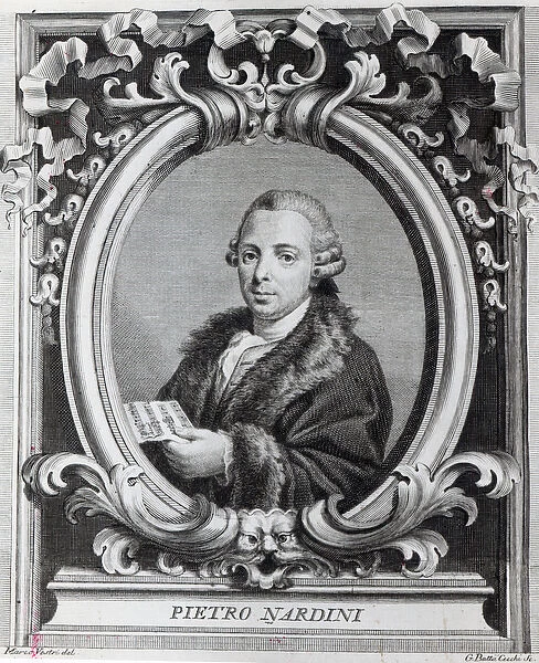 Pietro Nardini, engraved by G. Batta Cechi (engraving)