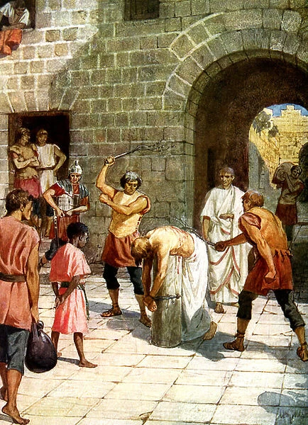 Pilate orders Jesus to be scourged - Bible