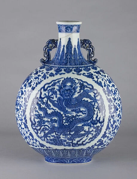 Pilgrim Flask, 1736-96 (jingdezhen ware)