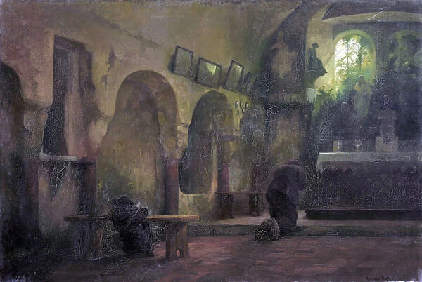 The pilgrimage of Saint Arnoult, 1906 (oil on canvas)