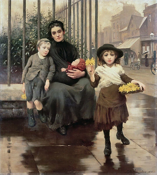 The Pinch of Poverty, 1891