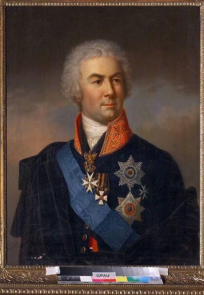 Piotr Zavadovsky - Portrait of Count Pyotr Zavadovsky (1739-1812) - Schulz, Carl (1823-1876) - 1849 - Oil on canvas - 86x71 - Institut of Russian Literature IRLI (Pushkin-House), St Petersburg