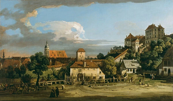 Pirna: The Obertor from the South, c. 1760 (oil on canvas)