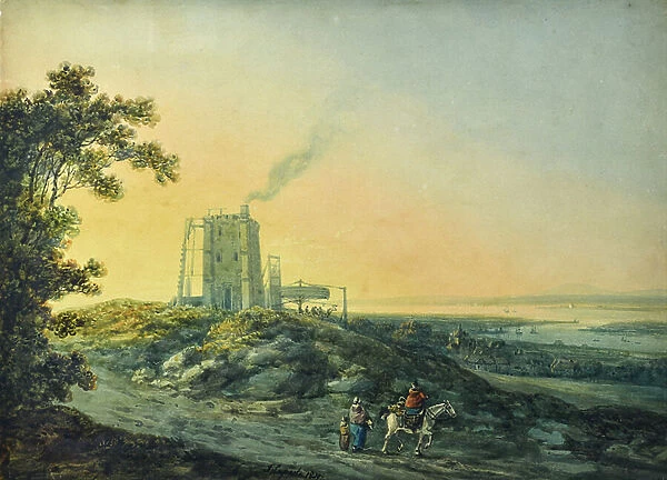 Pithead, 1809 (w / c on paper)