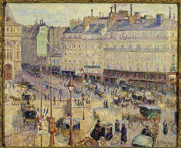 Place du Havre in Paris in 1893, 1893 (oil on canvas)