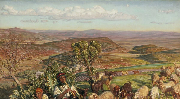 Plain of Esdraelon from the Heights above Nazareth, 19th century (oil on canvas)