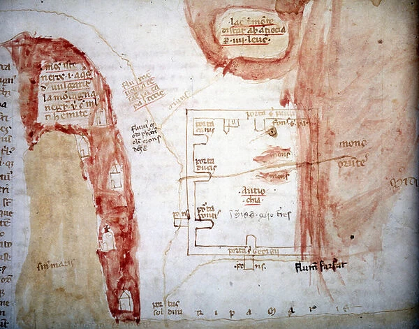 Plan of Antioch (Antakya), city of Turkey - in '
