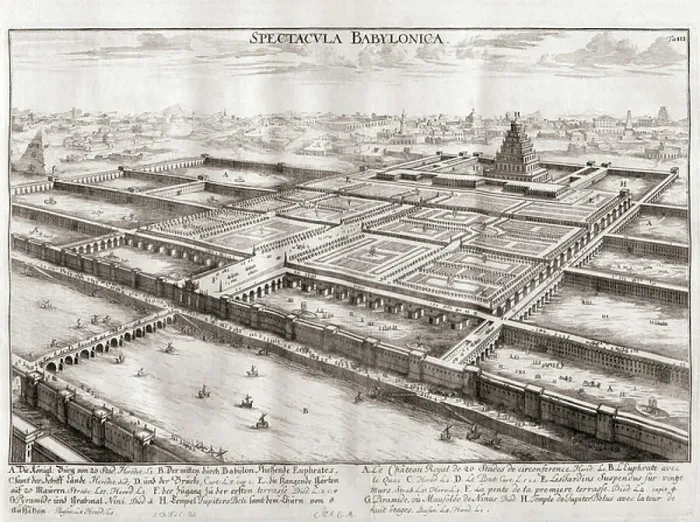 Framed Print : Plan of Babylon
