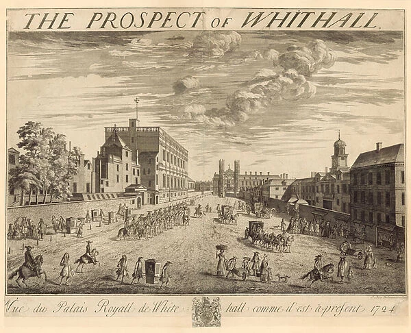 The Plan of Whitehall, 1724 (engraving)