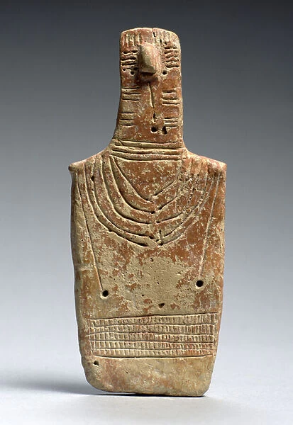 Plank idol, Early Bronze Age, c. 2000-1900 BC (terracotta)
