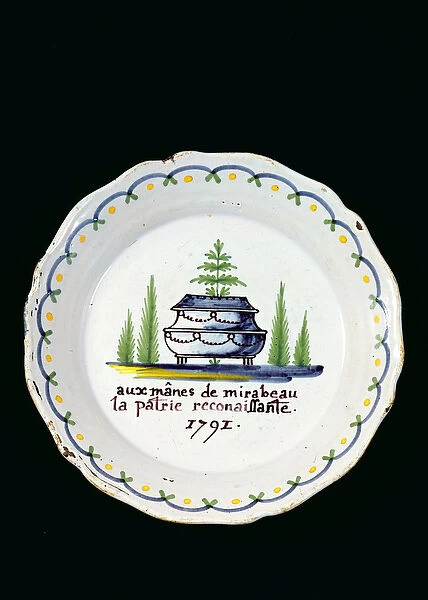 Plate, 1791 (ceramic)