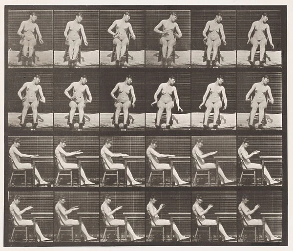 Plate 545. Artificially-Induced Convulsions; A, B, While Sitting