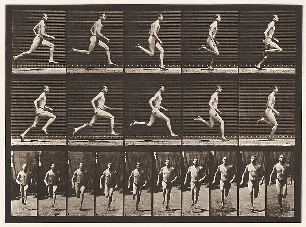 Plate 60. Running at a Half-Mile Gait (Shoes), 1872-1885 (collotype on paper)
