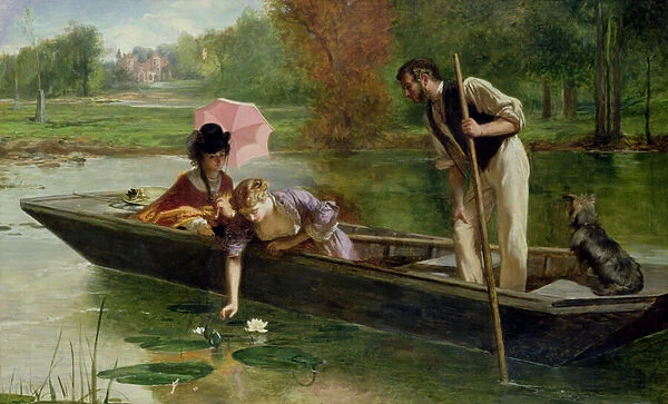 A Pleasant Spot on the Thames, 1863
