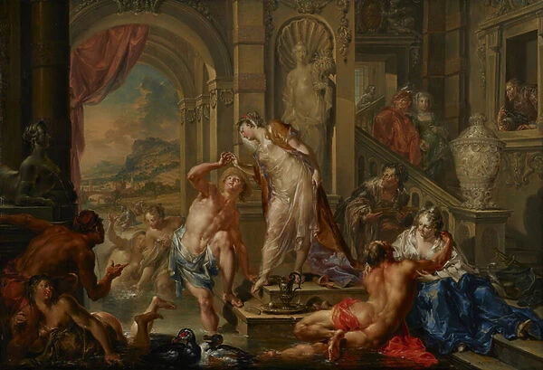 The Pleasures of the Seasons: Summer, c. 1730 (oil on copper)