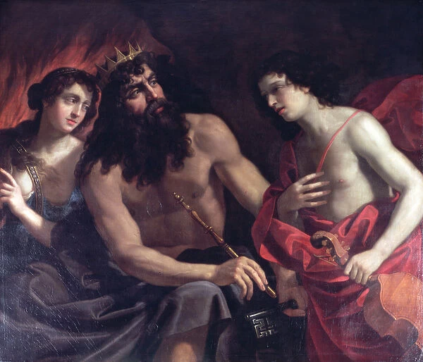 Pluto, Orpheus and Eurydice