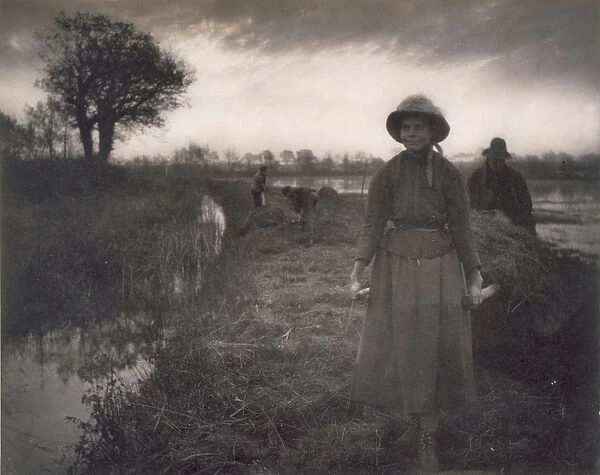 Poling the Marsh Hay, Life and Landscape on the Norfolk Broads, 1886 (photo)