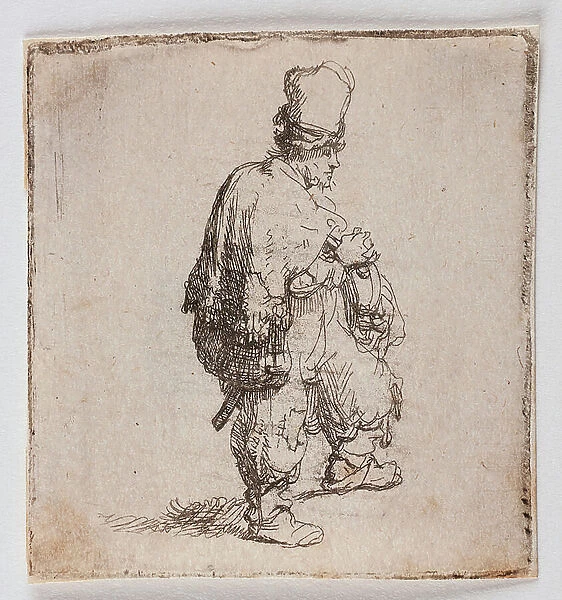 Polish figure, 1635 (Etching)
