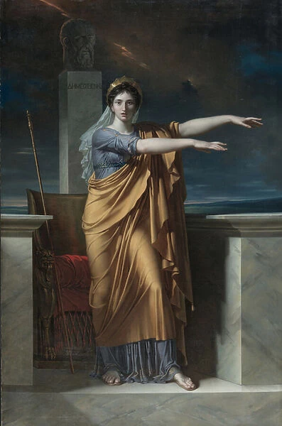 Polyhymnia, Muse of Eloquence, 1800 (oil on canvas)