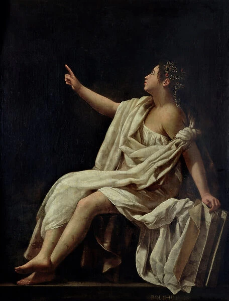 Polyhymnia, the Muse of Lyric Poetry, 1620 (oil on canvas)