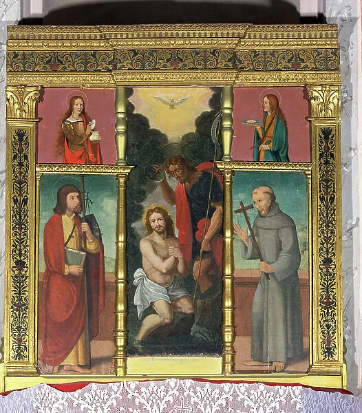Polyptych of the Baptism of Christ, 16th century (painting)