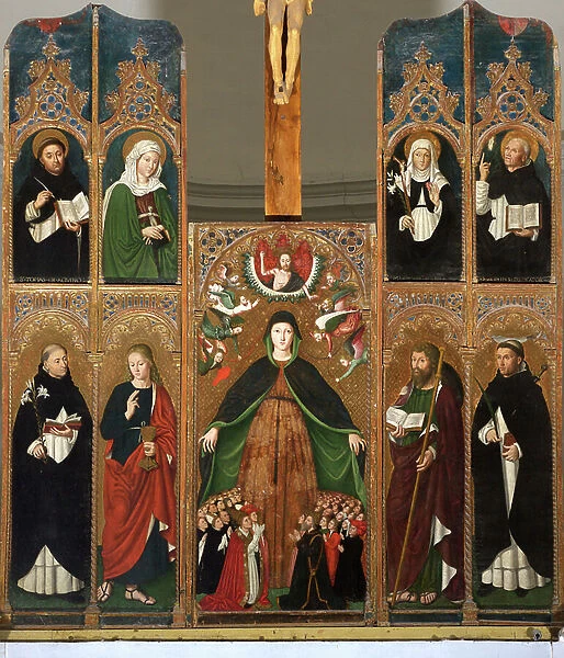 Polyptych of Our Lady of Mercy, 1483-88 (tempera on panel)
