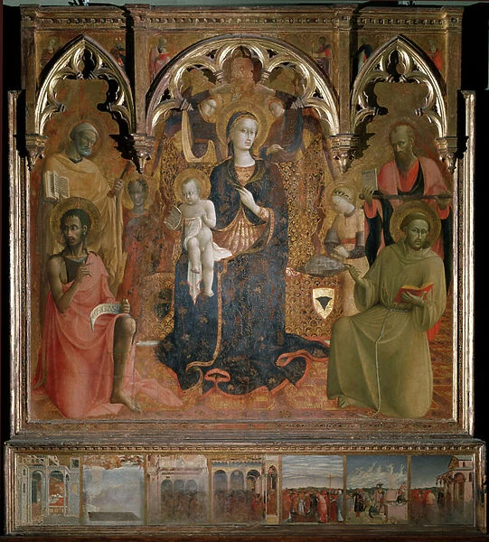 Polyptych of Our Lady of Snow - Tempera on wood, 1430-1432