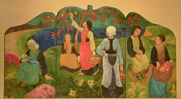 The Pont Aven Triptych, 1892-93 (board)