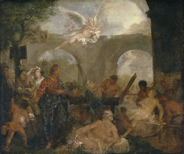 The Pool of Bethesda, 1734-36 (oil on canvas)