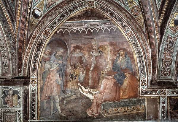 Pope Alexander III - Fresco, 1407-1408