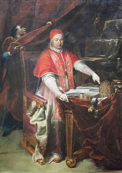 Pope Benedict XIV (oil on canvas)